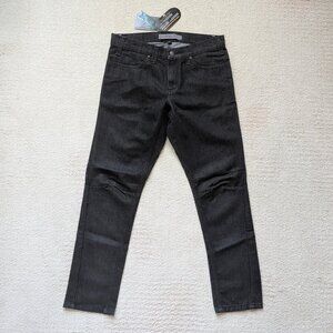 NEW Swrve Cordura Skinny Fit Jeans 32 33 x 30 29 Black Cycling bike Pants NWT